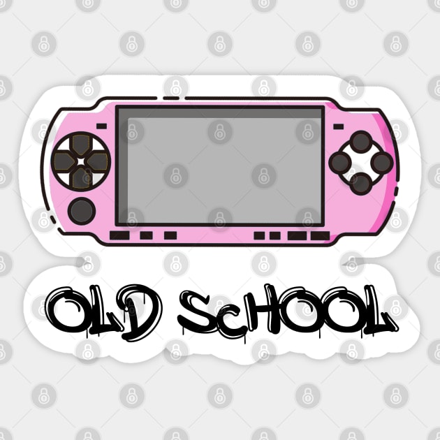 Playstation Portable Old School Design Sticker by Jahaziel Sandoval